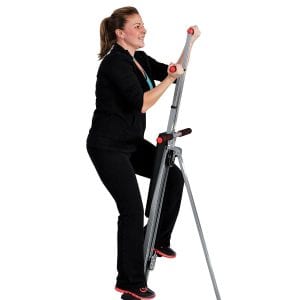 How many calories can you burn using the MaxiClimber?